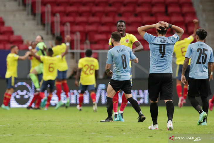 Copa America, Kolombia ke semifinal usai kalahkan Uruguay lewat adu penalti
