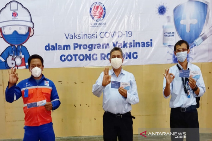 Karyawan Indocement ikuti Vaksinasi Gotong Royong