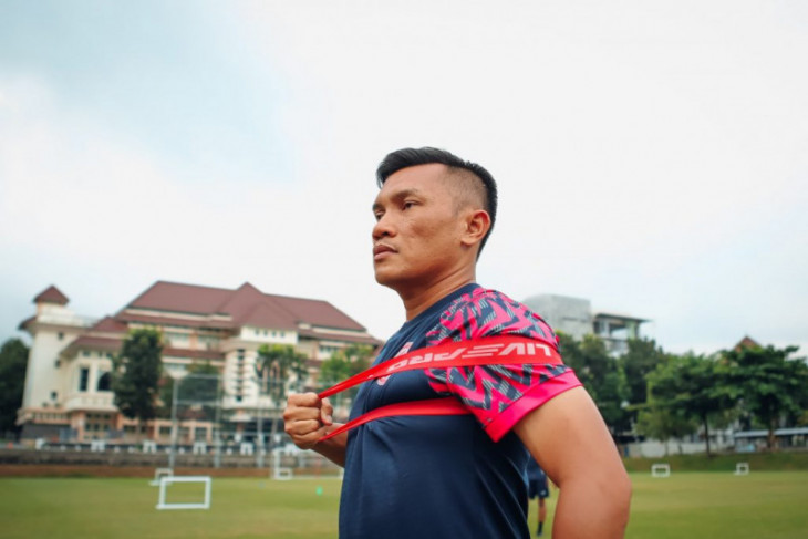 Para pemain PSS Sleman mulai latihan mandiri taati PPKM
