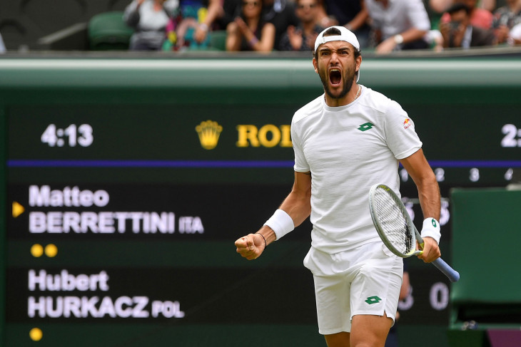 Matteo Berrettini amankan tiket final Wimbledon setelah kalahkan Hurkacz