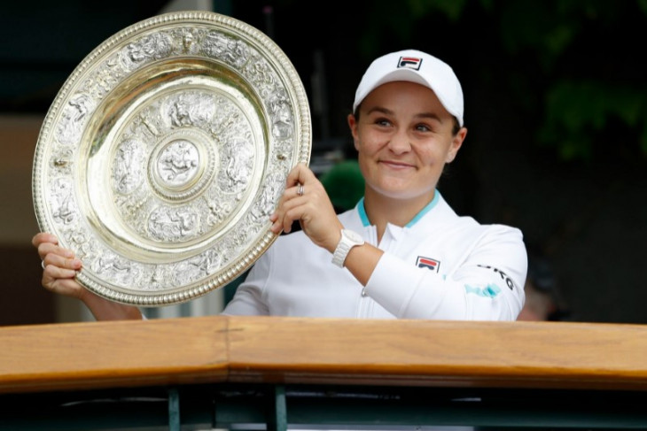 Reaksi terhadap juara baru Wimbledon, Ash Barty