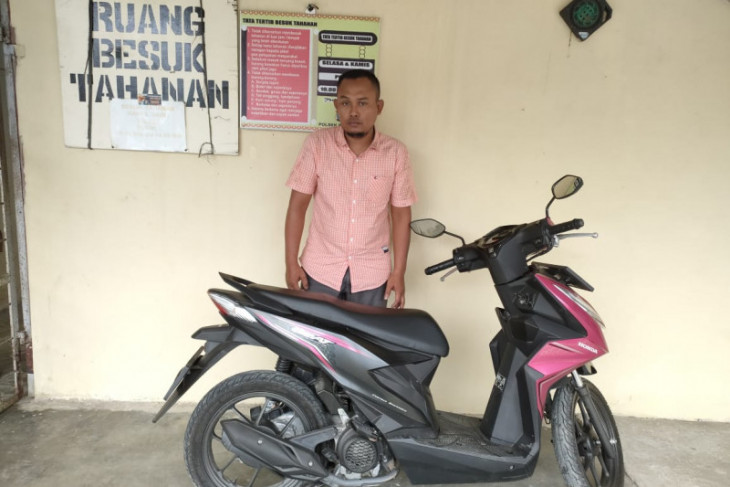 Polsek Pangkalan Brandan amankan pelaku perampasan sepeda motor