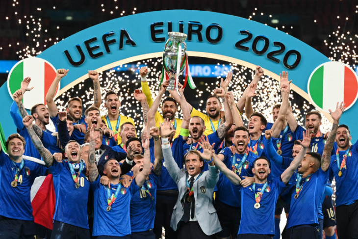 Beragam reaksi atas gelar juara Euro 2020 diraih tim Italia