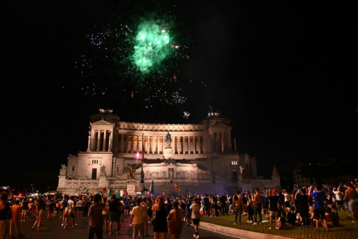 Satu tewas, beberapa cedera dalam pesta kemenangan Italia di Euro 2020