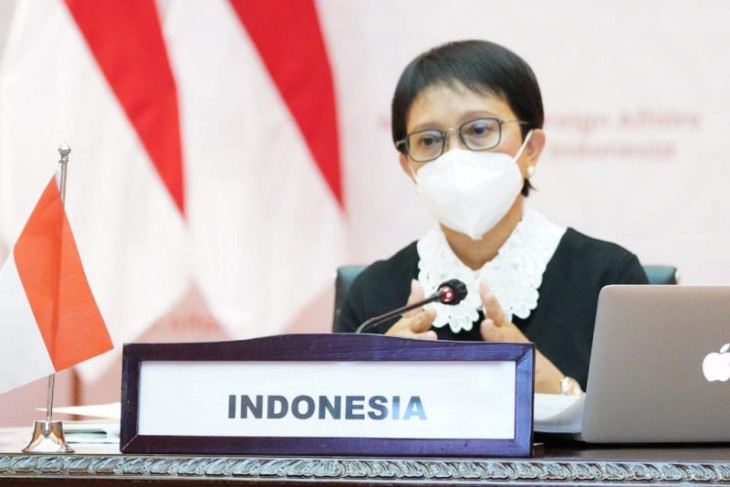 Pimpin pertemuan COVAX, Menlu RI dorong percepatan distribusi vaksin COVID-19