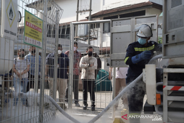 PT Pupuk Kujang berikan bantuan oksigen untuk RSUD Kota Bogor