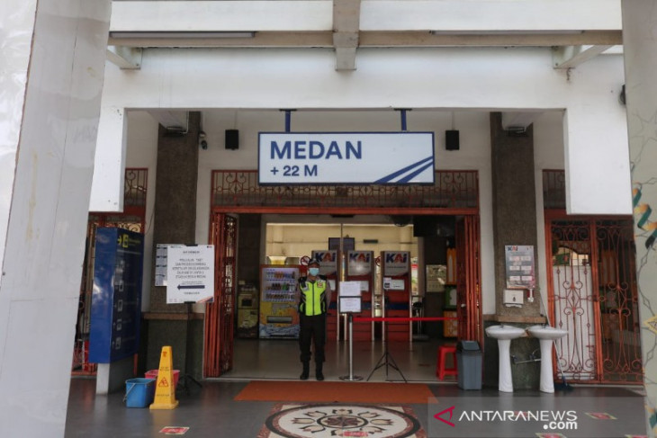 KAI Sumut batalkan keberangkatan 140 penumpang selama PPKM Darurat