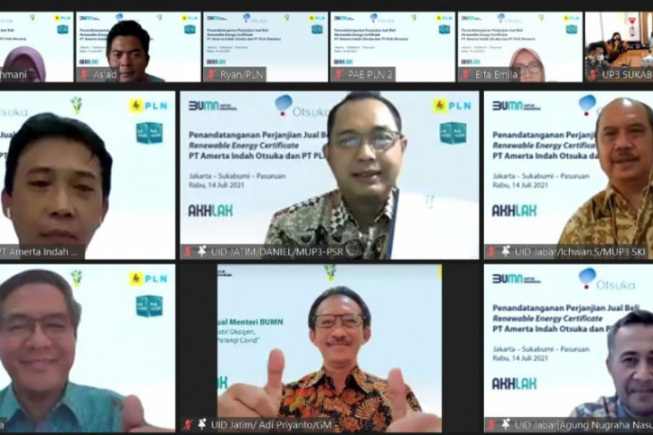 Dua pabrik Otsuka beralih gunakan energi terbarukan 16,3 MVA dari PLN