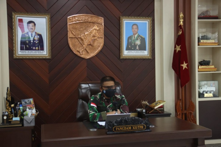 Pangdam XII/Tpr sebutkan empat pilar dukung keberhasilan penanganan COVID