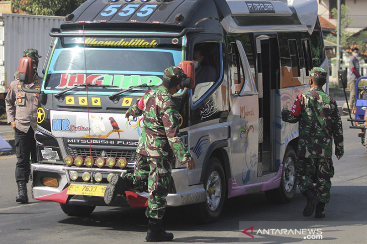 Penyekatan PPKM Darurat di perbatasan Pantura 