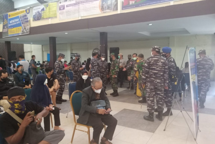 Lantamal XII Pontianak dukung vaksinasi di Universitas Muhammadiyah Pontianak