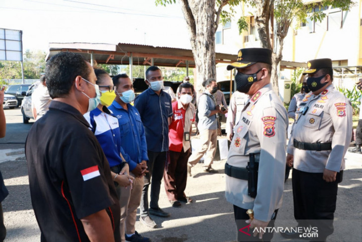 Polisi ditempatkan di sejumlah titik cegah takbir keliling