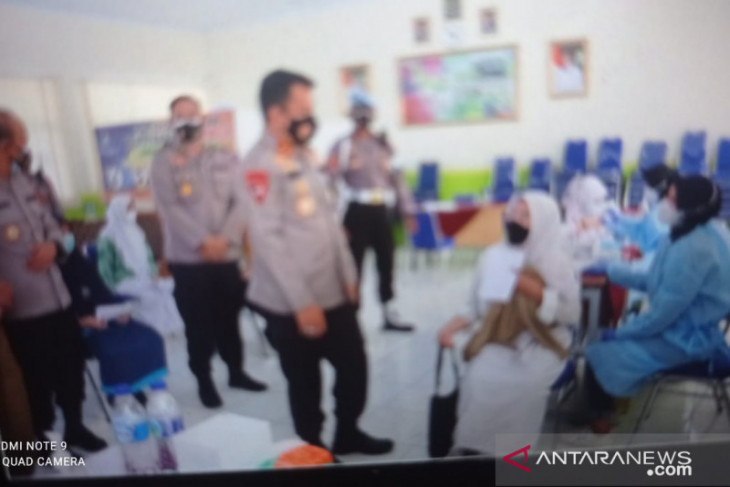 Polda Banten vaksinasi