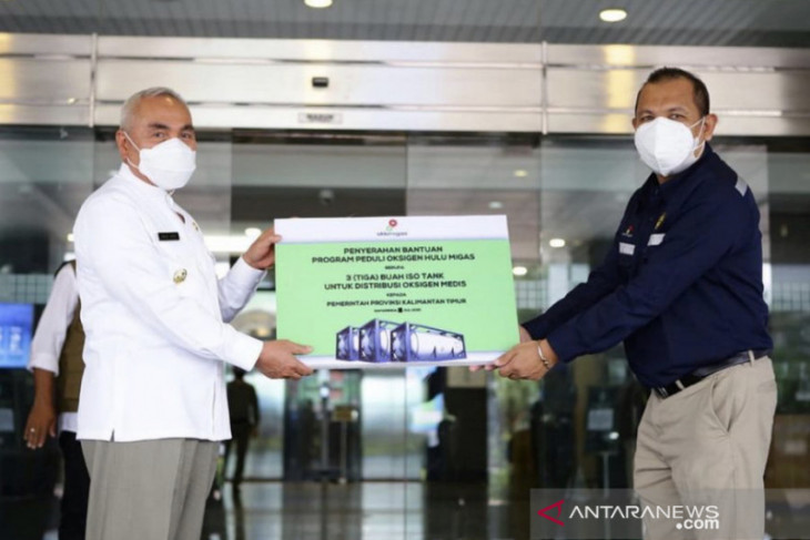 SKK Migas bantu 20 ton oksigen medis untuk penanganan COVID--19