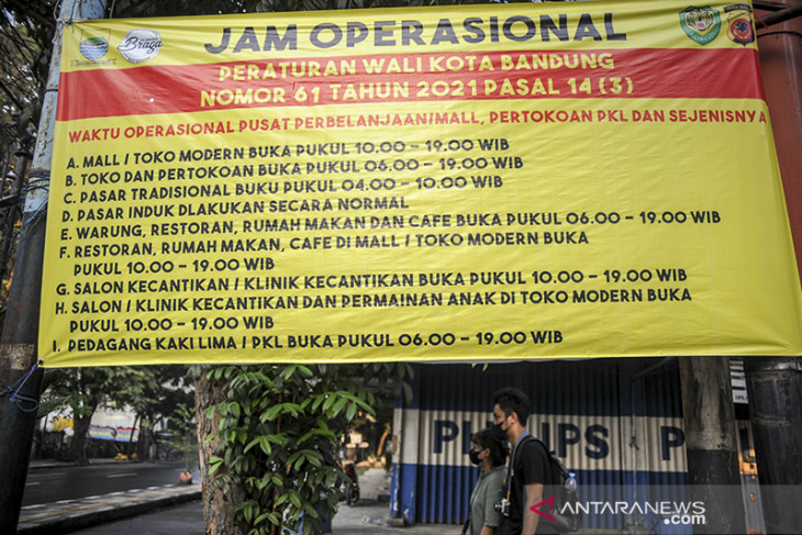 Perpanjangan PPKM di Bandung 