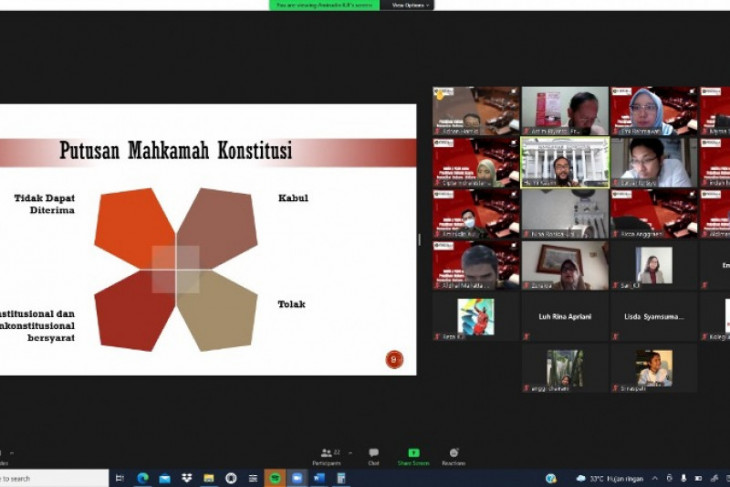 FHUP berikan pelatihan dosen pahami hukum acara MK