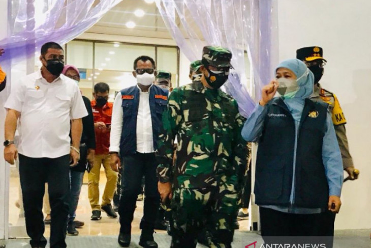 GOR GBT Surabaya siap dibuka, Khofifah berharap tempat tidur pasien tak terpakai