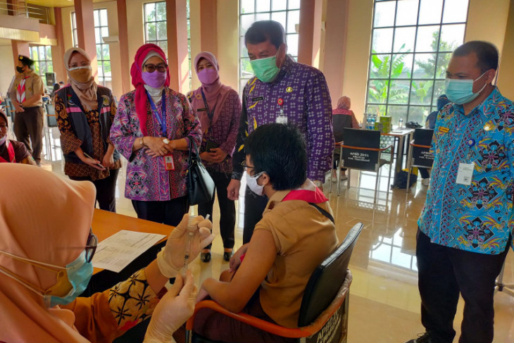 500 Pramuka di Tangerang Ikuti vaksin massal