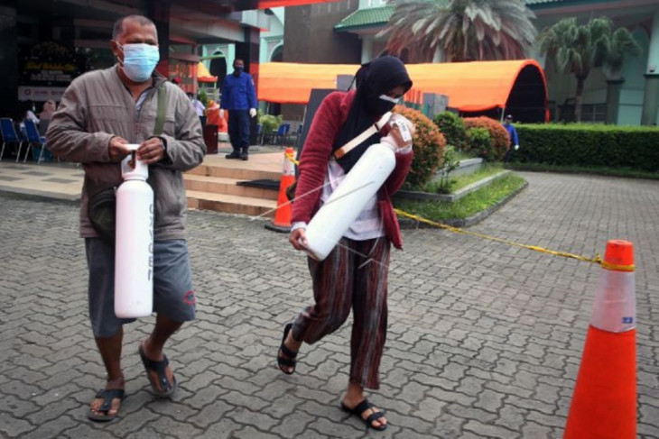 Pemkot Tangerang perpanjang layanan pengisian tabung oksigen gratis 1m3
