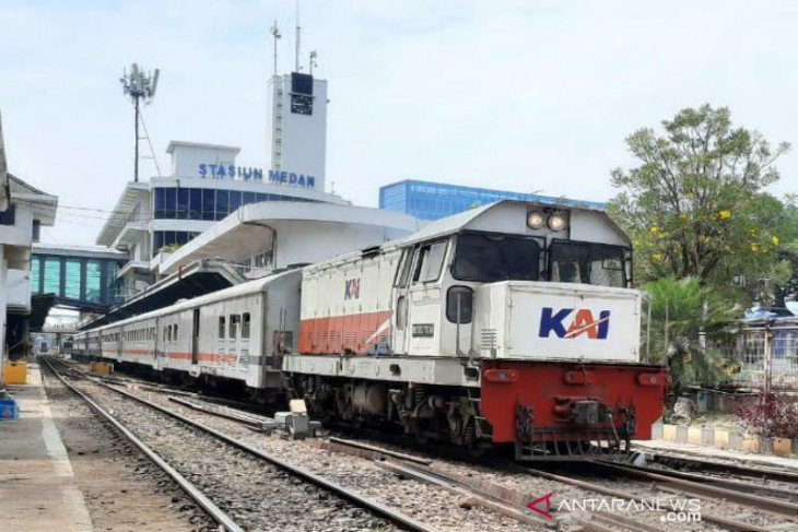KAI sudah batalkan keberangkatan 369 penumpang di masa PPKM Kota Medan