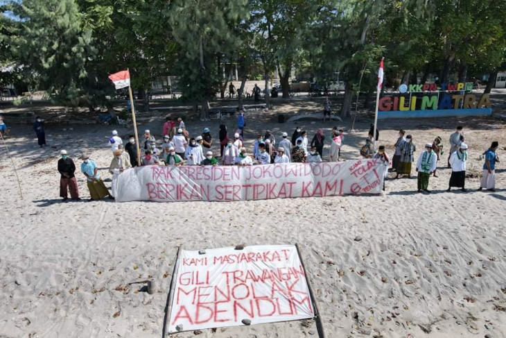 Warga Gili Trawangan bersurat ke Presiden Jokowi