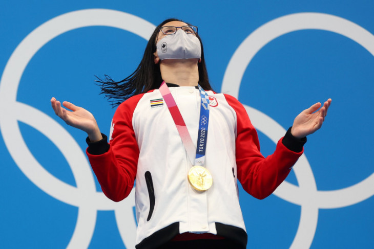 Olimpiade Tokyo - Maggie MacNeil rebut emas 100m kupu-kupu putri
