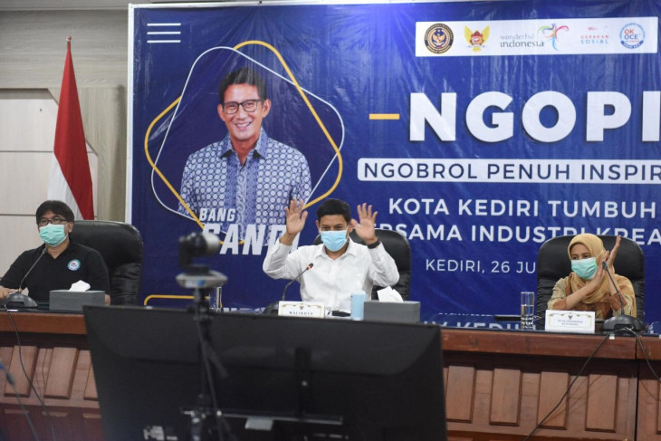 Sandiaga dukung wisata dan industri kreatif Kota Kediri dikembangkan
