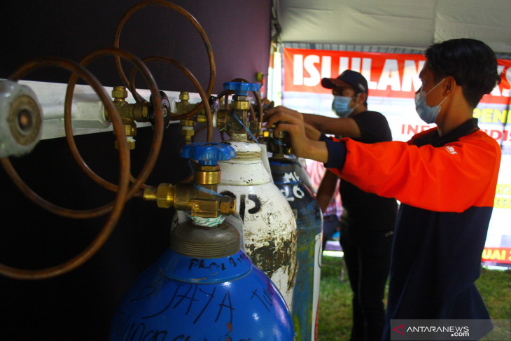 Posko Pengisian Oksigen Gratis di Malang