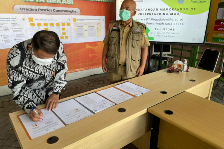 Pegadaian Kanwil VIII Jakarta 1 kerja sama dengan Pemkot Bekasi