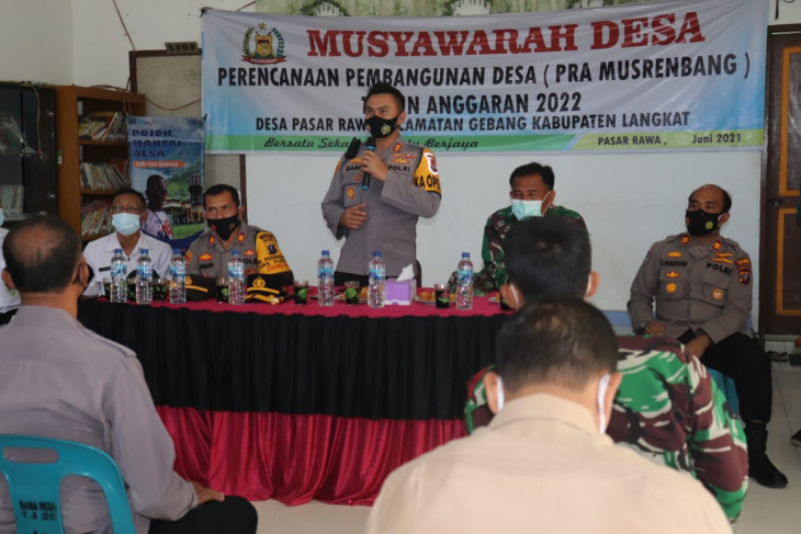 Kapolres : Langkat level 2 COVID-19