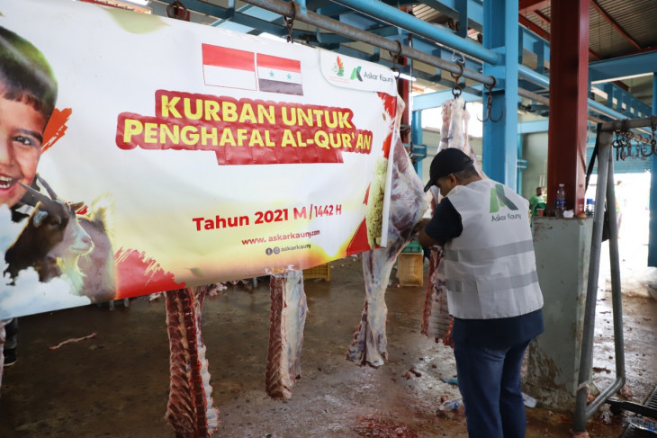 Yayasan Askar Kauny tebar kurban ke penghafal Al-Quran hingga luar negeri