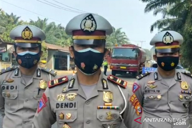 Polres Mukomuko dirikan pos penyekatan di perbatasan Sumbar