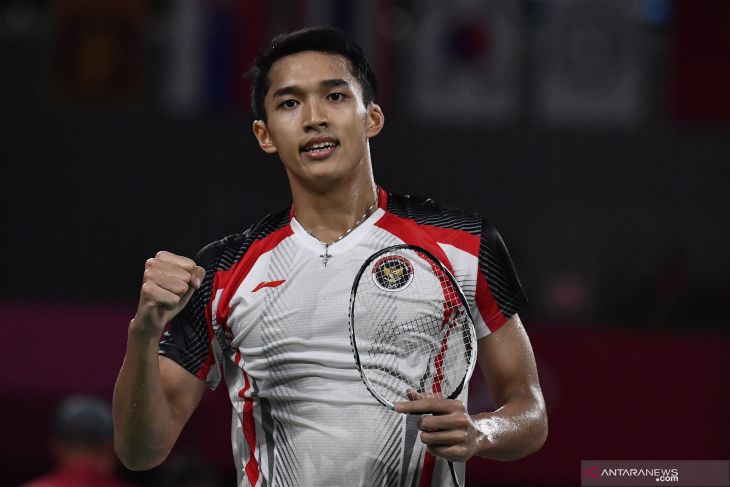 Jonatan Christie bawa Indonesia memimpin sementara 2-1 atas Taiwan