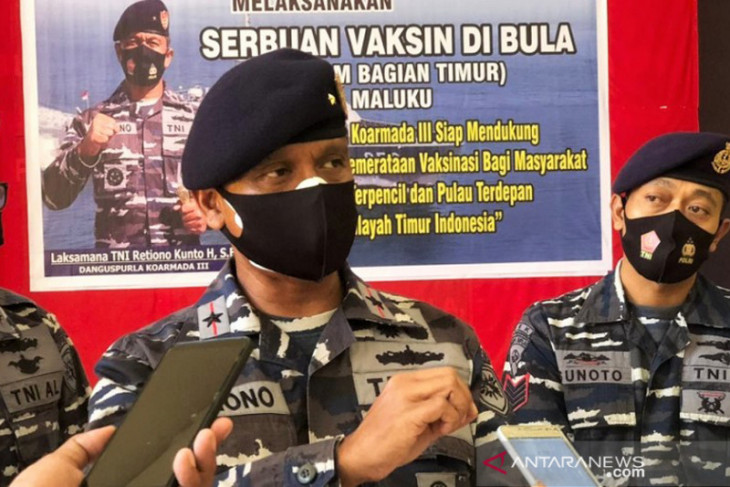 Guspurla Koarmada III gelar serbuan vaksinasi maritim di Maluku begini penjelasannya