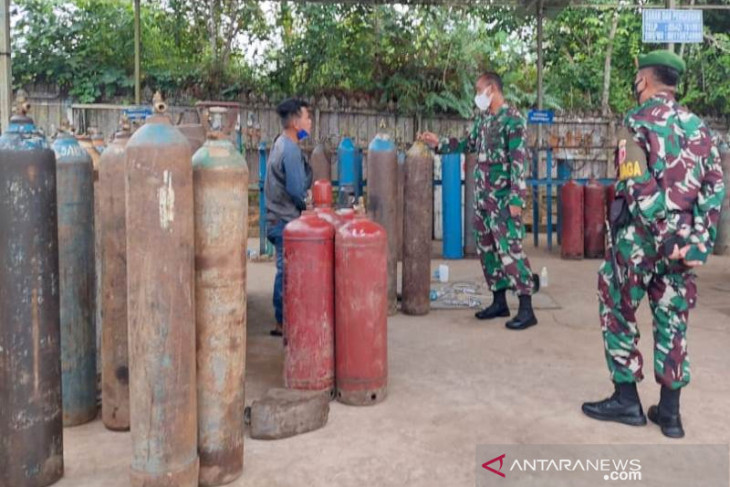 Kodim 0913/Penajam pastikan pasokan oksigen untuk keperluan medis