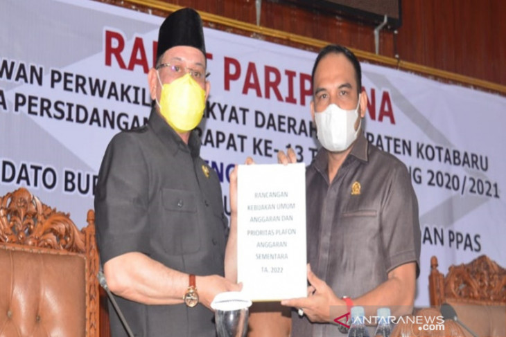 Kotabaru targetkan pendapatan APBD 2022 Rp1,559 triliun