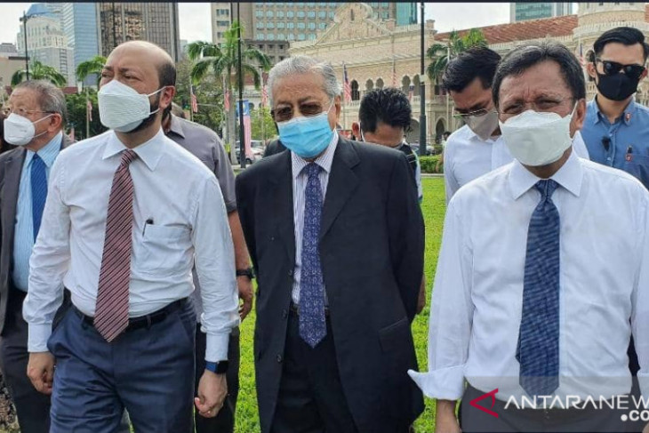 Para tokoh oposisi parlemen Malaysia berkumpul di Dataran Merdeka