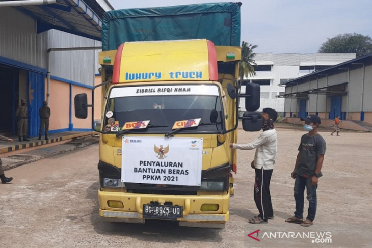Bantuan beras PPKM di Jambi semua sudah terdistribusi