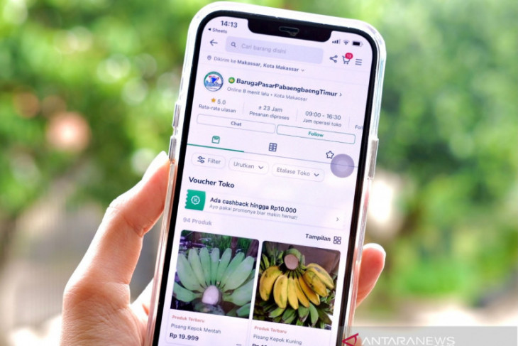Digitalisasi pasar tradisional di daerah melibatkan platform digital