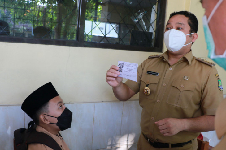 Sebanyak 917.407 warga Kota Tangerang sudah divaksin dosis pertama