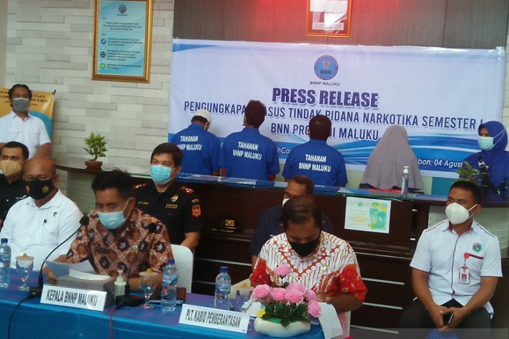 BNNP Maluku ringkus 14 pelaku narkoba begini penjelasannya