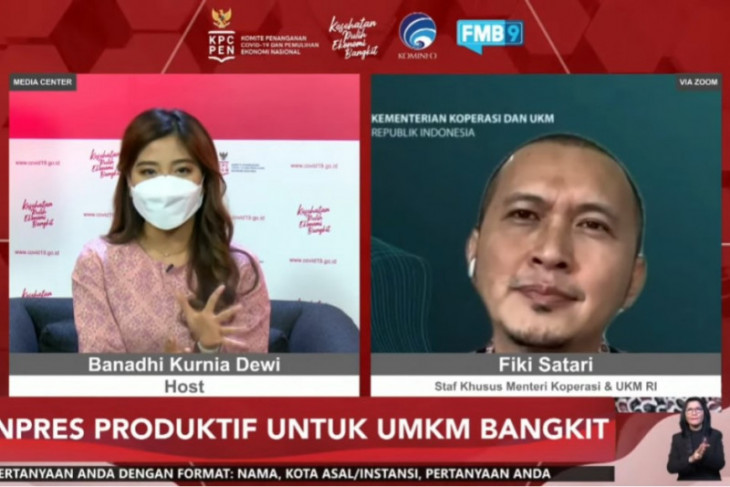 Pemerintah beri bantuan hulu-hilir bagi pelaku UMKM