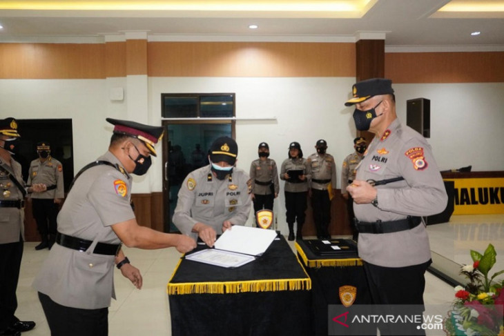 Kapolda Maluku sertijab Karo Perencanaan begini penjelasannya