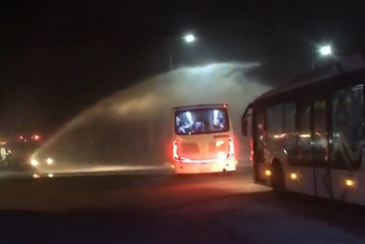 Bandara Soekarno-Hatta beri penghormatan bagi Kontingen Indonesia