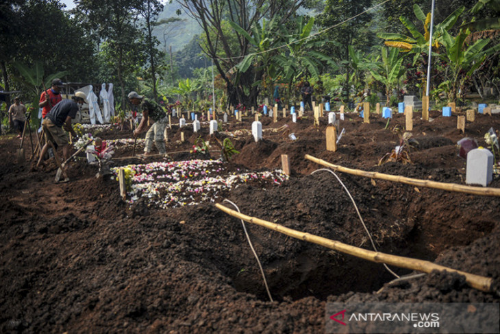 Lahan baru pemakaman khusus COVID-19 di Cimahi 