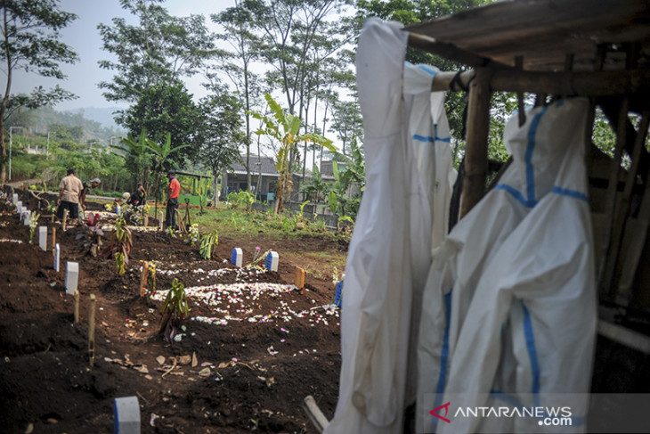 Lahan baru pemakaman khusus COVID-19 di Cimahi 
