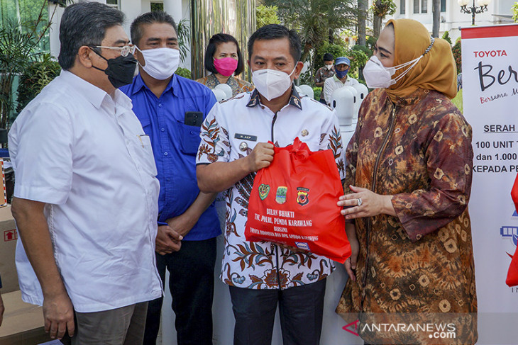 Bantuan tabung oksigen untuk penanganan COVID-19 