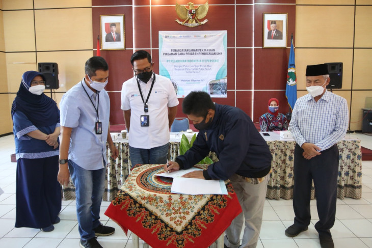 Pelindo III salurkan pinjaman Rp2,95 miliar kepada peternak di Pasuruan