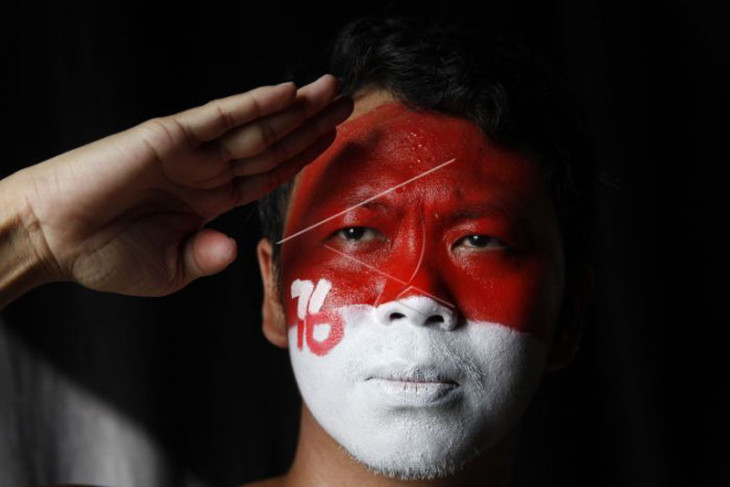 Pantomim sambut HUT Kemerdekaan Republik Indonesia