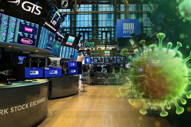 Saham-saham AS berakhir menanjak setelah pidato pimpinan Bank Federal